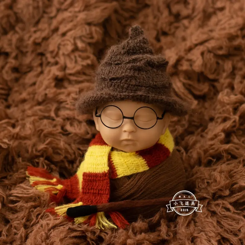 Herry Porter Knitted Magic Set - Newborn Photography Props - Image 2